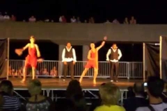 Wendy, Erica, Weylon, Elena on stage (Giugno 2010)